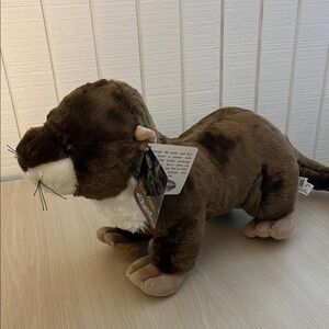 Brown Plush Otter Toy